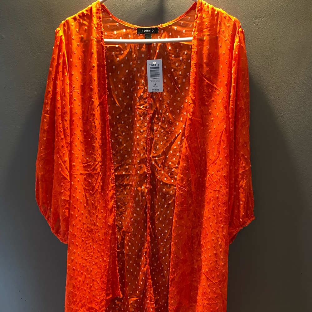 Gorgeous Torrid Kimono NWT